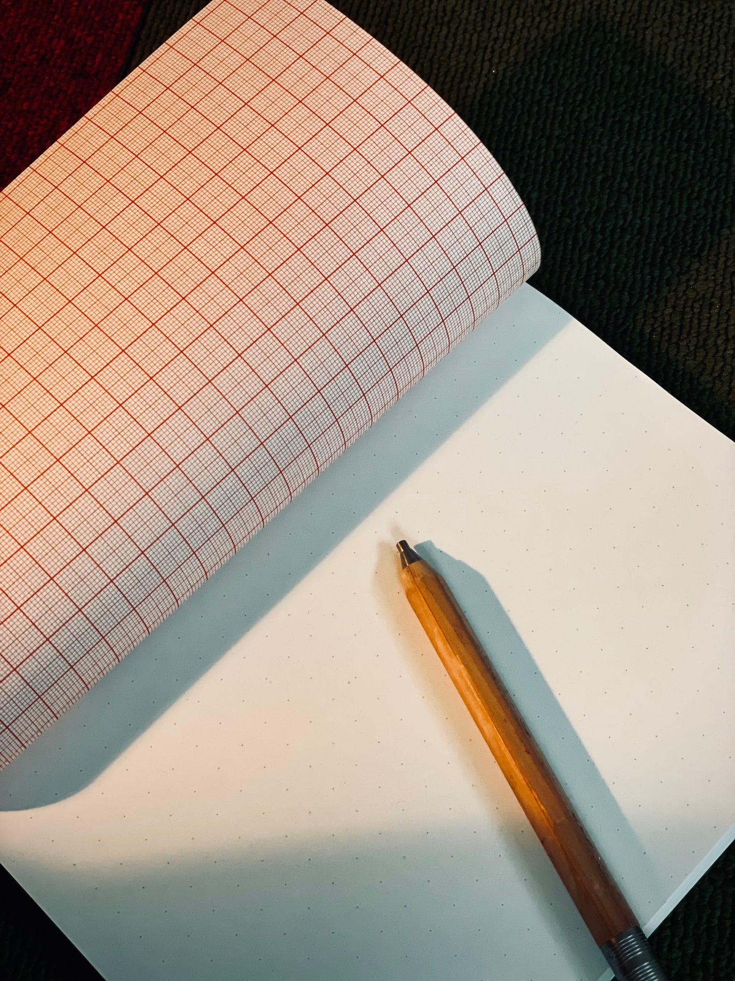 Dot Grid Notebook With Graph Paper Cover